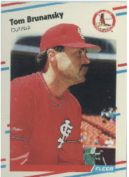 1988 Fleer Update Baseball Cards       117     Tom Brunansky